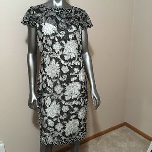 - FREE SHIPPING Tadashi shoji black lace dress NWT